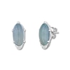Thumbnail Image 1 of Tacori Natural Green Chalcedony Earrings Diamond Accents Sterling Silver