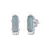 Thumbnail Image 1 of Tacori Natural Green Chalcedony Earrings Diamond Accents Sterling Silver