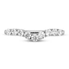 Thumbnail Image 1 of Diamond Contour Ring 1/2 ct tw Round 18K White Gold