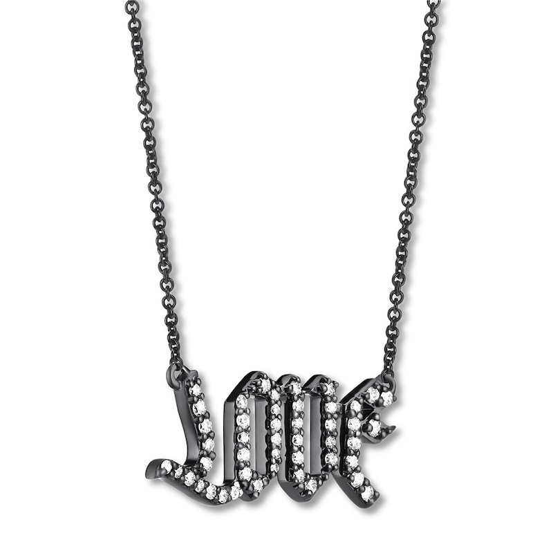 Main Image 3 of House of Virtruve Necklace 1/4 ct tw Diamonds Sterling Silver