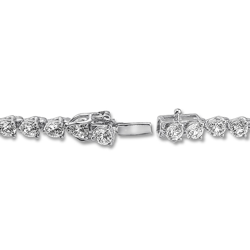 Main Image 3 of Diamond Tennis Bracelet 7 carats tw Round 14K White Gold