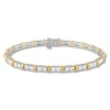 Thumbnail Image 0 of Diamond Tennis Bracelet 5 carats tw Round 14K Two-Tone Gold