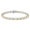 Thumbnail Image 1 of Diamond Tennis Bracelet 5 carats tw Round 14K Two-Tone Gold