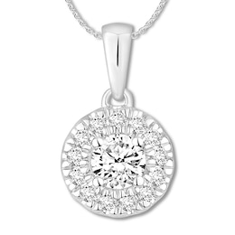 Hearts Desire Diamond Necklace 1/2 ct tw 18K White Gold