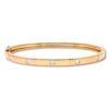 Thumbnail Image 1 of Shy Creation Bezel-set Diamond Bangle 1/3 ct tw 14K Yellow Gold SC55004067ZS