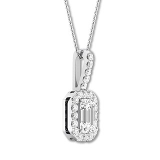 Diamond Necklace 1/2 carat tw Emerald-cut 14K White Gold | Jared