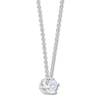 Thumbnail Image 1 of THE LEO First Light Diamond Solitaire Necklace 1/4 carat Round 14K White Gold (I1/I)