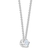 Thumbnail Image 2 of THE LEO First Light Diamond Solitaire Necklace 1/4 carat Round 14K White Gold (I1/I)