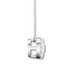 Thumbnail Image 3 of Diamond Necklace 1/4 carat tw Round 10K White Gold 18" Adj.