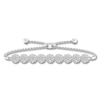 Thumbnail Image 1 of Diamond Bolo Bracelet 1 carat tw Round 14K White Gold