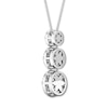 Thumbnail Image 4 of Diamond Necklace 1 carat tw Round 14K White Gold 16-18" Adj.