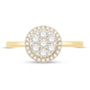 Thumbnail Image 2 of Colorless Diamond Ring 1/2 ct tw Round 14K Yellow Gold