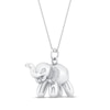 Thumbnail Image 2 of Diamond Elephant Necklace 1/10 ct tw Round Sterling Silver