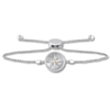 Thumbnail Image 0 of Compass Bolo Bracelet Diamond Accent Sterling Silver/10K Gold