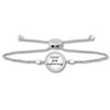 Thumbnail Image 1 of Compass Bolo Bracelet Diamond Accent Sterling Silver/10K Gold