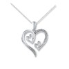 Thumbnail Image 0 of Diamond Heart Necklace 1/15 ct tw Round Sterling Silver