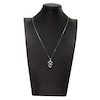 Thumbnail Image 4 of Diamond Necklace 1/20 ct tw Round Sterling Silver