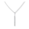 Thumbnail Image 1 of Diamond Bar Necklace 1/8 ct tw Round Sterling Silver