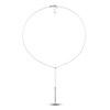 Thumbnail Image 3 of Diamond Bar Necklace 1/8 ct tw Round Sterling Silver