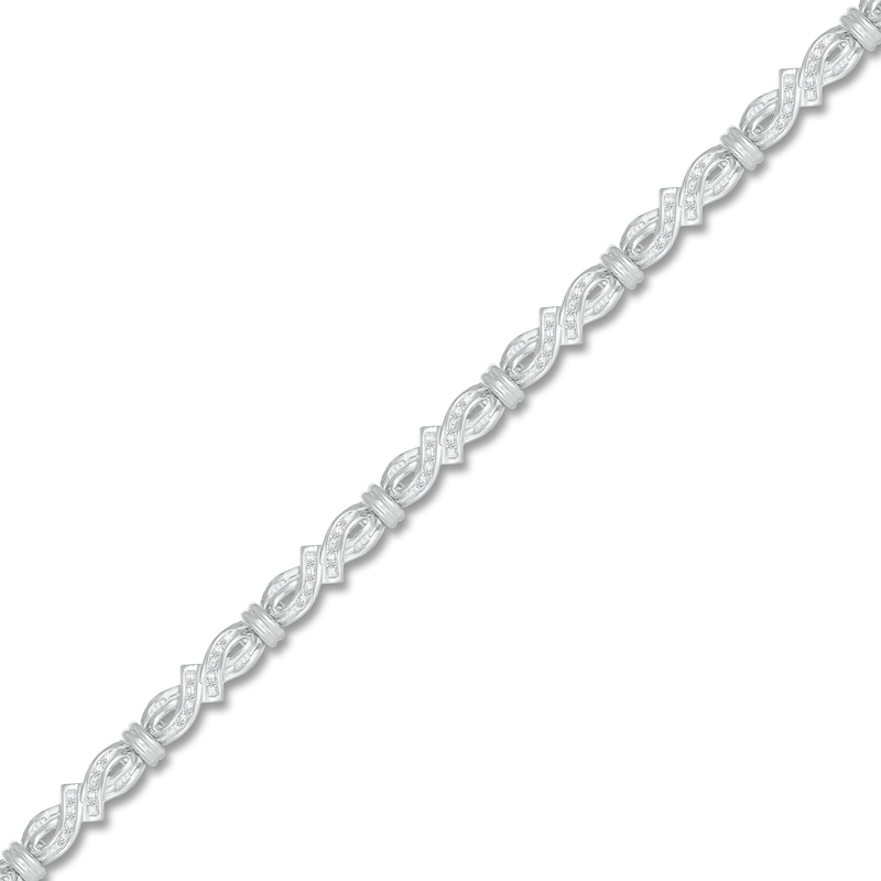 Diamond Bracelet 1/2 carat tw Sterling Silver