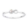 Thumbnail Image 0 of Infinity Bracelet 1/15 ct tw Diamonds Sterling Silver/10K Rose Gold