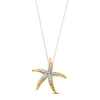 Thumbnail Image 0 of Starfish Necklace Diamond Accents 10K Yellow Gold