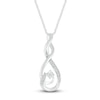 Thumbnail Image 0 of Diamond Necklace 1/20 ct tw Round Sterling Silver