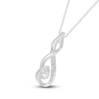 Diamond Necklace 1/20 ct tw Round-cut Sterling Silver | Jared