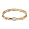 Thumbnail Image 1 of John Hardy Classic Chain Bracelet 1/6 ct tw Diamonds 18K Yellow Gold 6.75"