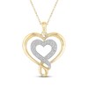 Thumbnail Image 1 of Diamond Necklace 1/8 ct tw Round 10K Yellow Gold