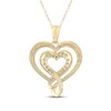 Thumbnail Image 4 of Diamond Necklace 1/8 ct tw Round 10K Yellow Gold