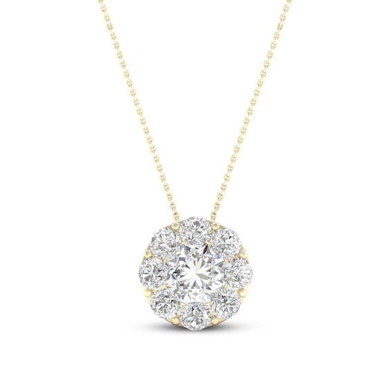 Diamond Necklace 1/6 ct tw Round 10K Yellow Gold | Jared