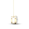 Thumbnail Image 3 of Diamond Necklace 1/6 ct tw Round 10K Yellow Gold