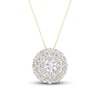 Thumbnail Image 1 of Diamond Necklace 1/2 ct tw Round 10K Yellow Gold