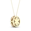 Thumbnail Image 3 of Diamond Necklace 1/2 ct tw Round 10K Yellow Gold