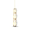 Thumbnail Image 3 of Three-Stone Diamond Necklace 1 ct tw Round 14K Yellow Gold