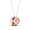 Thumbnail Image 4 of Diamond Pendant Necklace 1/4 ct tw Round 10K Rose Gold