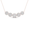 Thumbnail Image 1 of Diamond Necklace 1 1/2 ct tw Round 14K Rose Gold