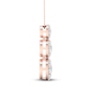 Thumbnail Image 3 of Diamond Pendant Necklace 1 ct tw Round 14K Rose Gold