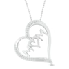 Thumbnail Image 1 of Diamond Necklace 1/10 ct tw Round Sterling Silver
