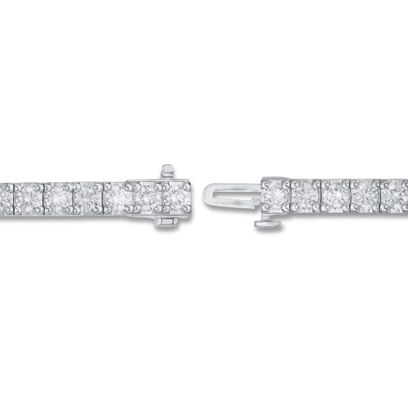 Lab-Created Diamond Bracelet 5 ct tw Round 14K White Gold