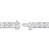 Thumbnail Image 3 of Lab-Created Diamond Bracelet 8 ct tw Round 14K White Gold
