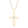 Thumbnail Image 1 of Diamond Necklace 1/20 ct tw Diamond Accents 10K Yellow Gold