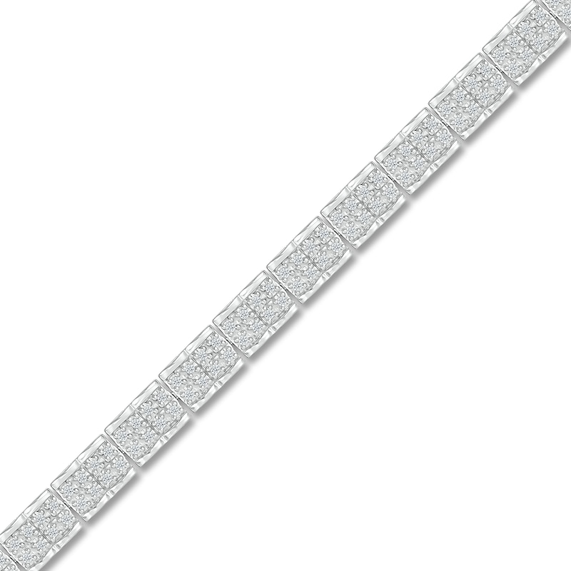 Main Image 2 of Diamond Bracelet 1/2 ct tw Round 10K White Gold