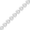 Thumbnail Image 2 of Diamond Bracelet 1/10 ct tw Round Sterling Silver
