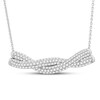 Thumbnail Image 1 of Diamond Necklace 3/4 ct tw Round 10K White Gold