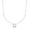 Thumbnail Image 1 of Diamond Necklace 1/2 ct tw Round 10K White Gold