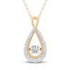 Diamond Necklace 1/3 ct tw Round 10K Yellow Gold