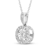 Thumbnail Image 2 of Diamond Necklace 1/3 ct tw Round 10K White Gold