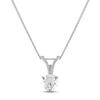 Thumbnail Image 0 of Certified Diamond Solitaire Necklace 1/4 ct tw Round 18K White Gold (SI2/I)
